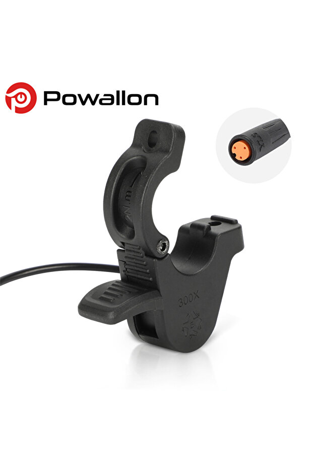 3PIN Female WUXING 300X Electric Bike Fast Release Thumb Throttle - Speed Accelerator for E-Bikes, E