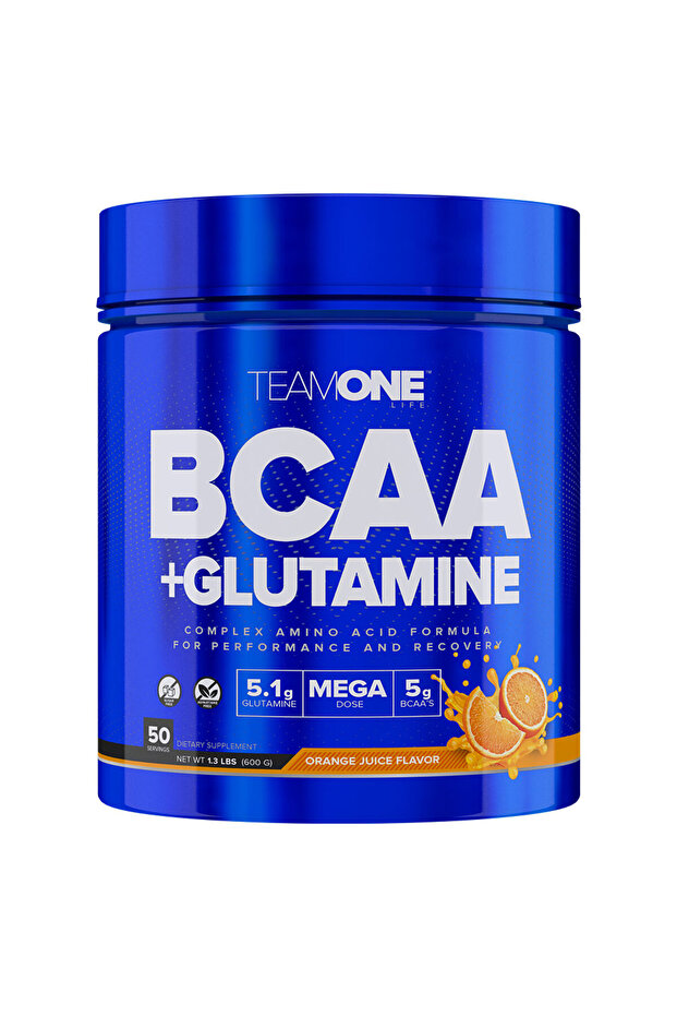 Life BCAA + Glutamine, Orange, 50 Serv