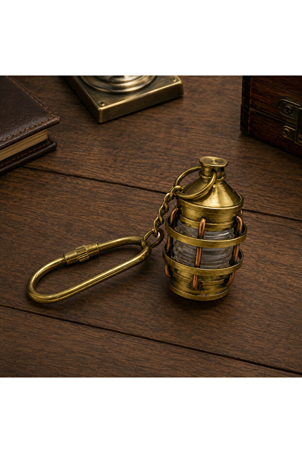 Brass Sailor Themed Keychain – Nostalgic Metal Keychain with Various Models