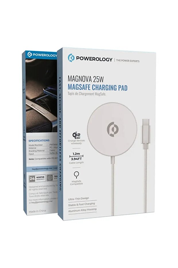 Magnova 25W Masafe Charging Pad White