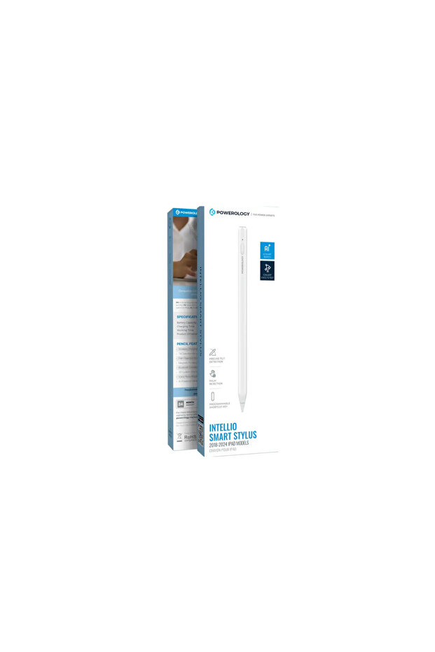 Intellio Smart Stylus 2018-2024 iPad Models White