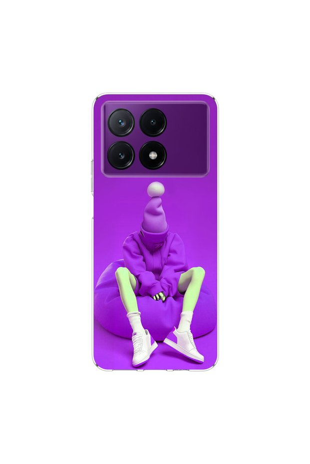 Poco X6 Pro Compatible No Face 6 Design Transparent Case