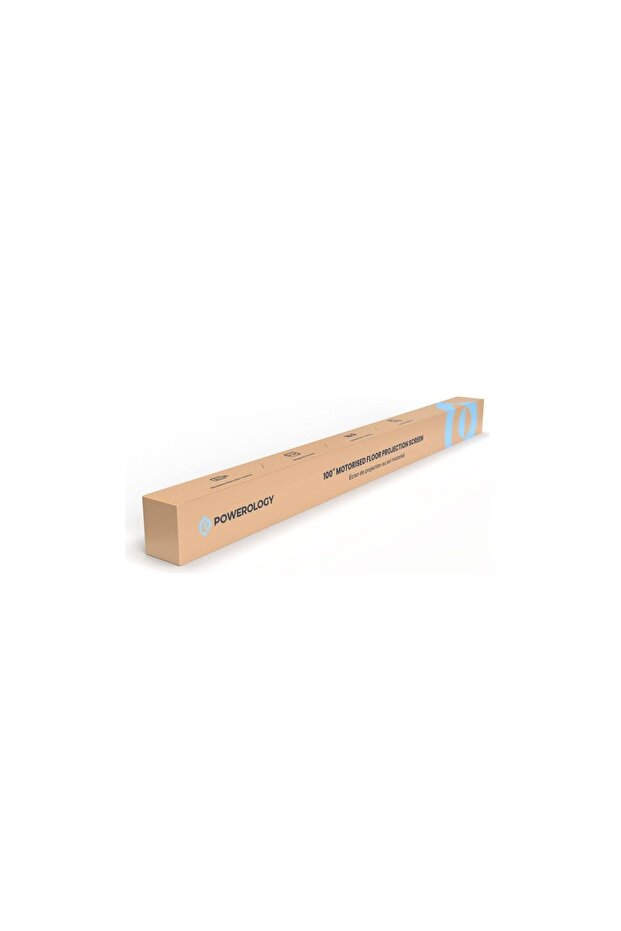 100" Motorised Floor Projection Screen white