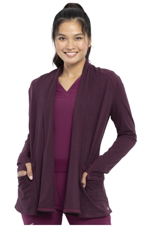 Infinity Ck327 Women's Scrubs Jacket – Imported, Shawl Collar and Modern Cut Doctor/Nurse Cardigan