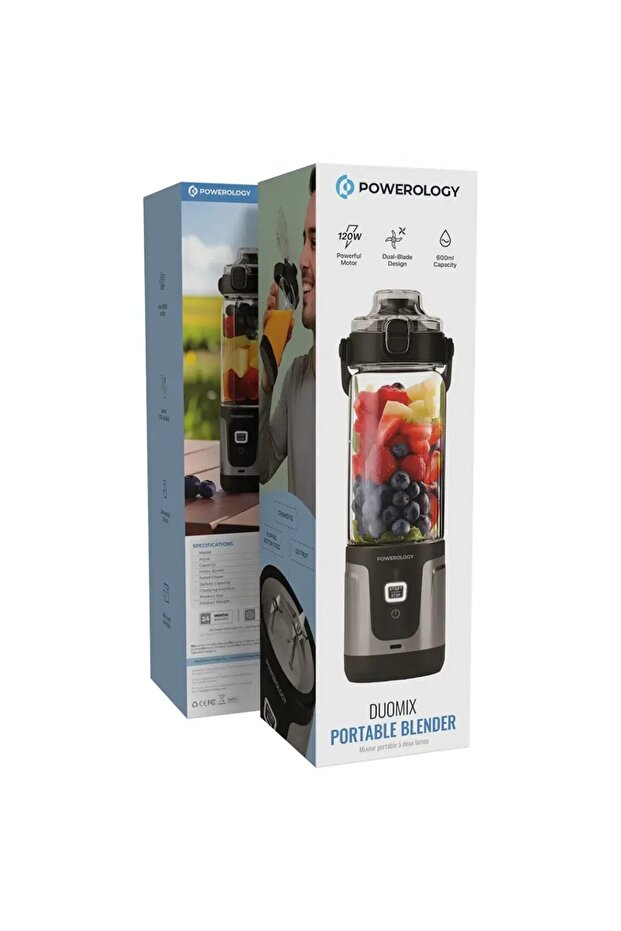 Duomix Portable Blender Black