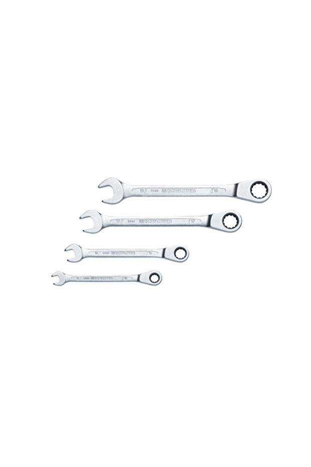 Combined Ratchet Wrench Set 4 Pieces