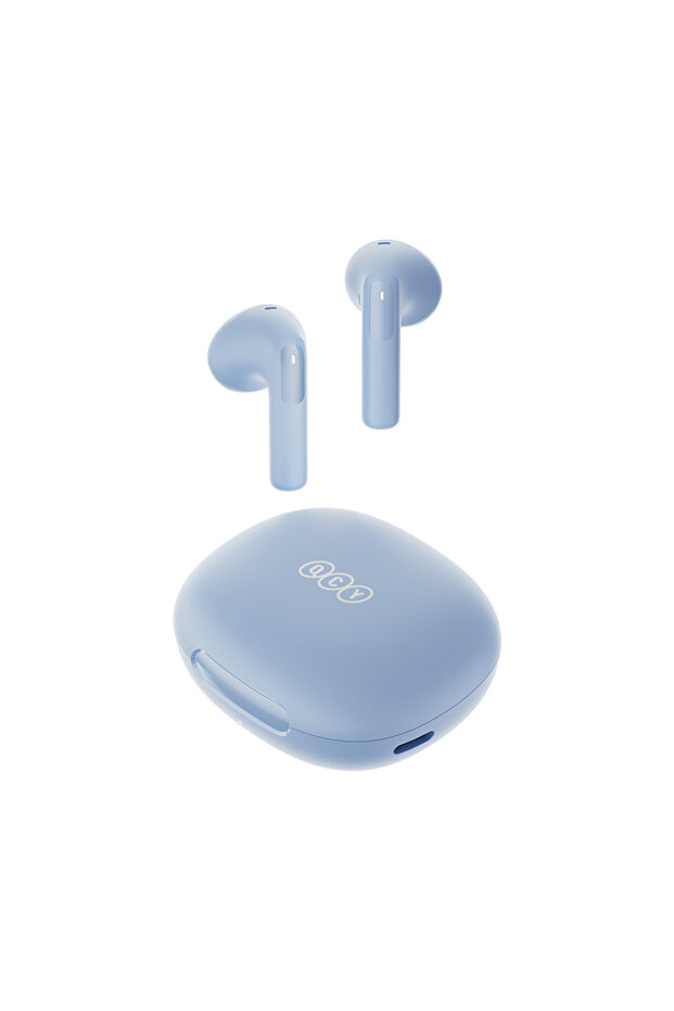 سماعة بلوتوث Ailybuds E20 Anc مع 6 ميكروفونات IPX4 باللون الأزرق