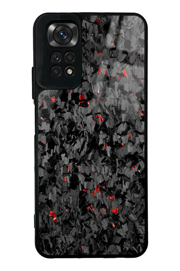 حافظة هاتف Xiaomi Redmi Note 11s بتصميم لامع مع تصميم Köz Kıymıkları