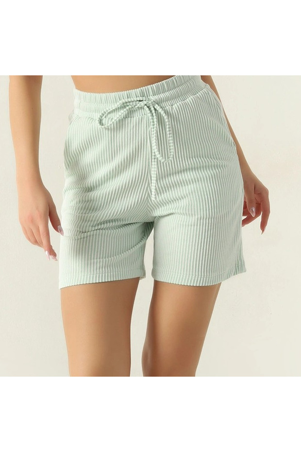 Waterway Short Green Striped
