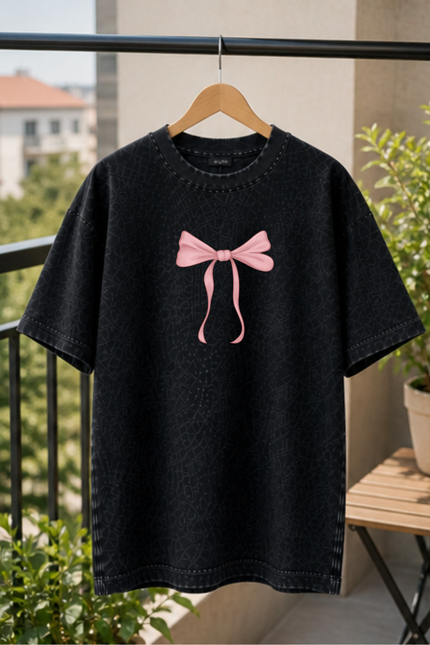 Modex Washed Oversize Unisex T-Shirt Washed Vintage Street Style Street Fashion Cotton Comfortable Fit Daily Wear T-Shirt