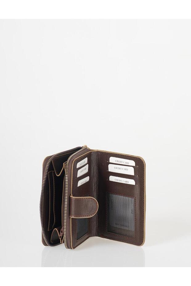Monogram Patterned Wallet Bitter Brown - 4