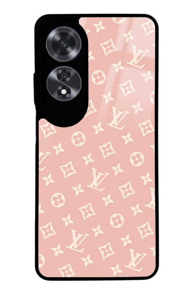 Oppo A60 Pink Lv Design Glossy Phone Case