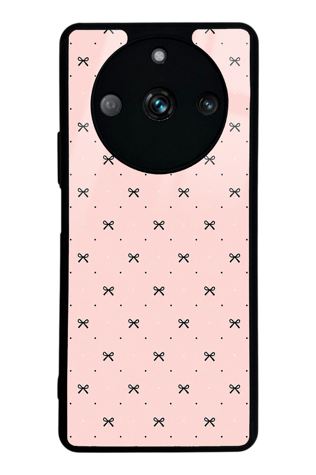 Realme 11 Pro Cream Coquette Pattern Design Glossy Phone Case