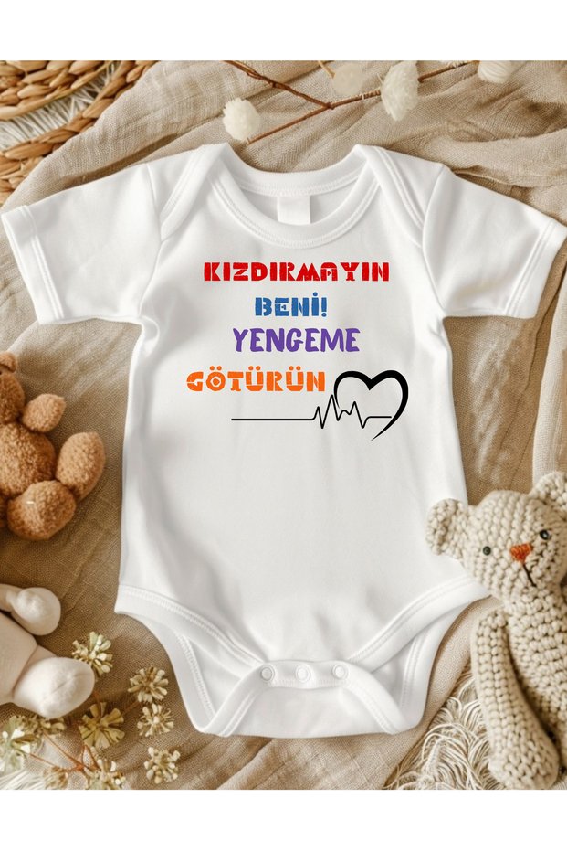 Yenge Written %100 Cotton Baby Bodysuit 436
