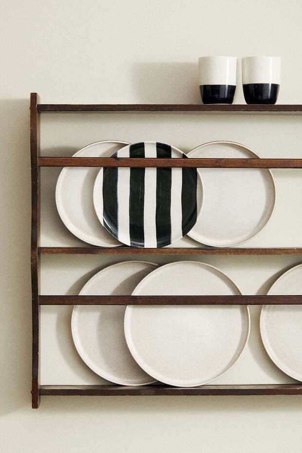 Large stoneware plate