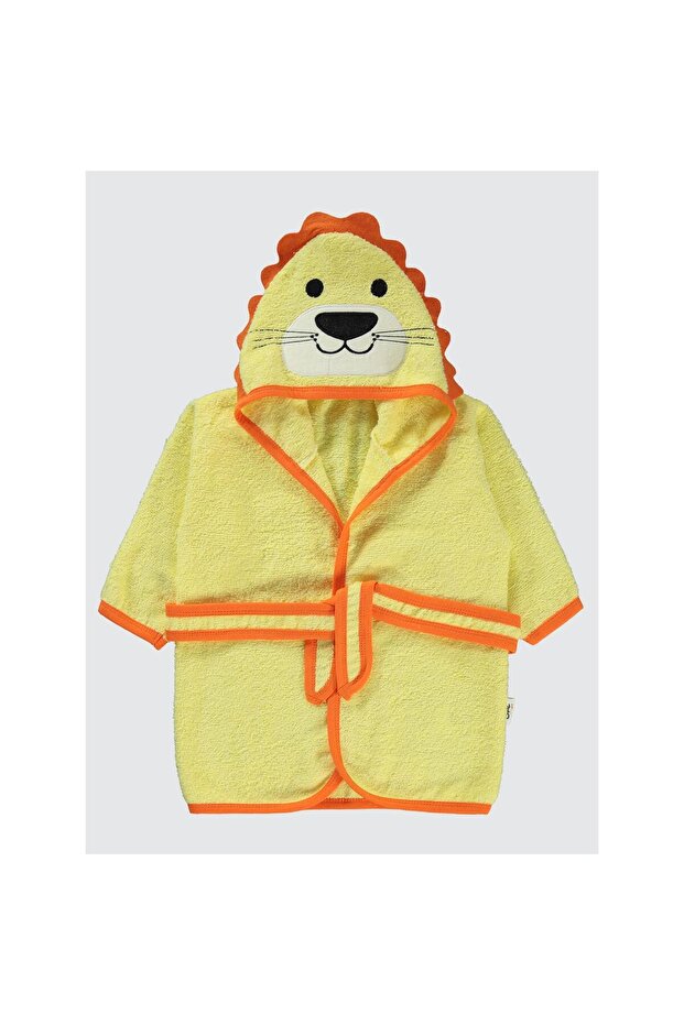 Baby Boy Bathrobe 0-24 Months - Yellow