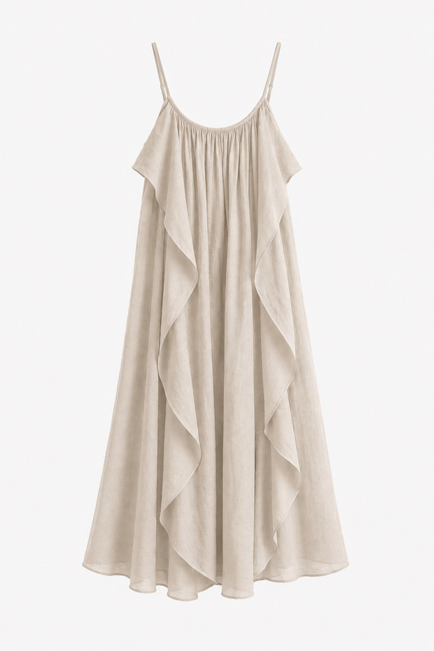 Linde Comfortable Dress Stone Color