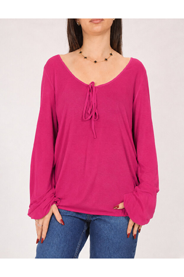 Bluza, Fucsia - 1