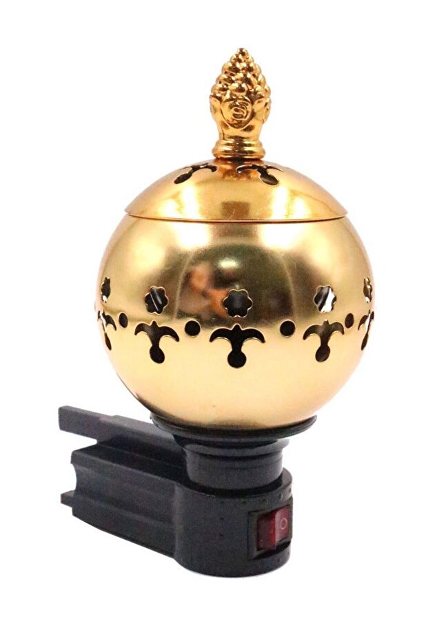 Electric Oud Incense Burner Gold 167grams