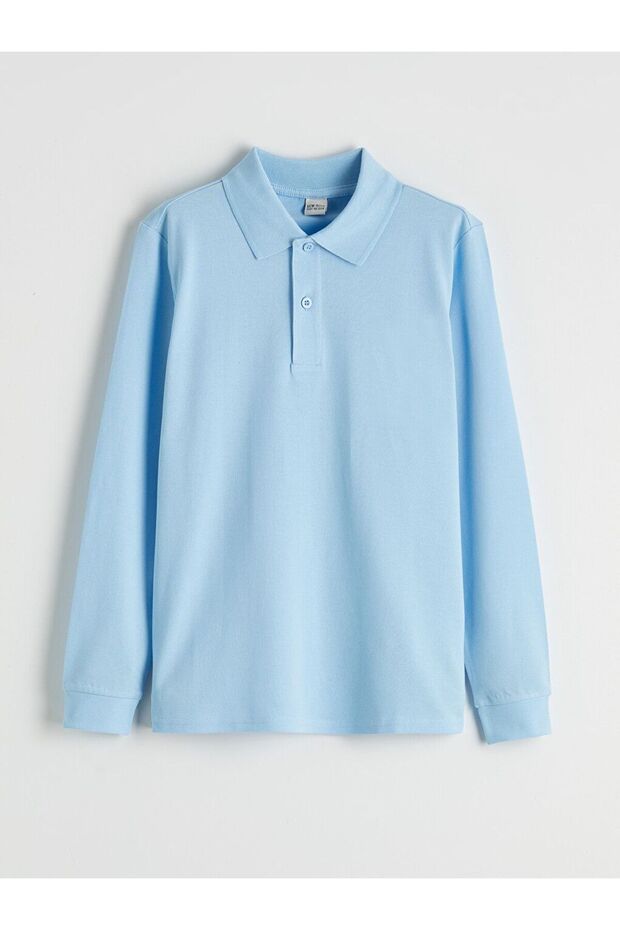 Polo Collar Boys' Pique T-Shirt