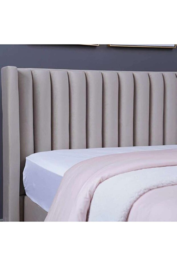 VENUS HEADBOARD VELVET BEIGE L-140 : H-125 CM