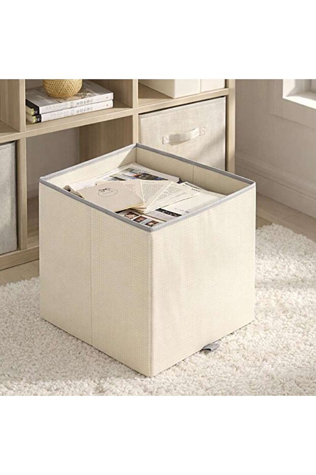 Avria Foldable Storage Box 33x38x33cm - Beige