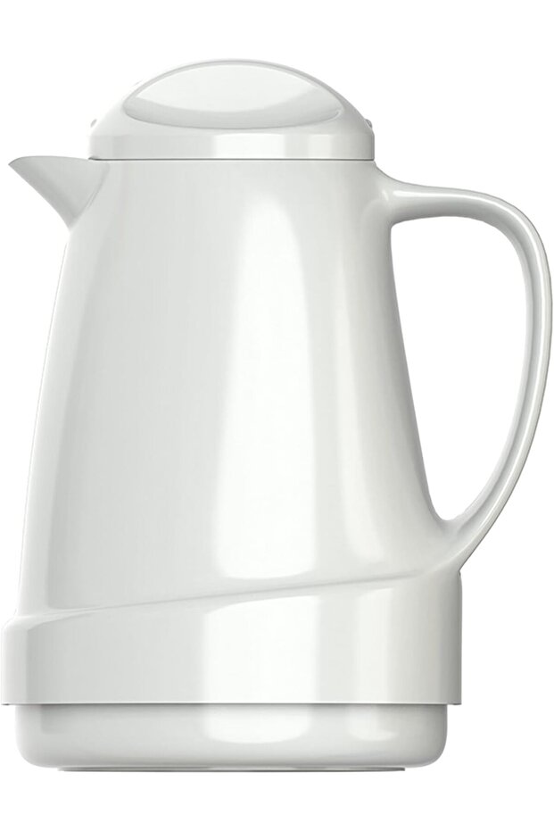 Pink Shunfan Glass Premium Flask – Elegant Colors, Stylish & Portable VH1202 (White, 600ml)