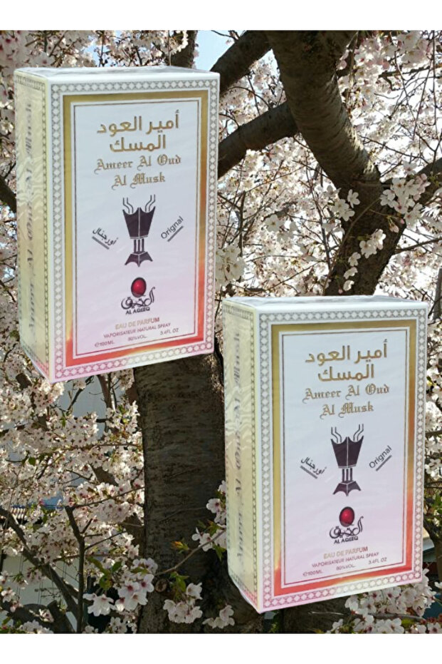 قطعتان من عطر أمير العود والمسك 100 مل