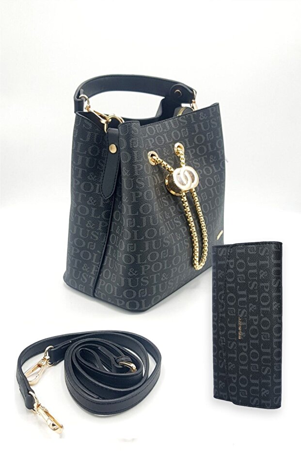 Premium Hand Strap Bag and Wallet Combination