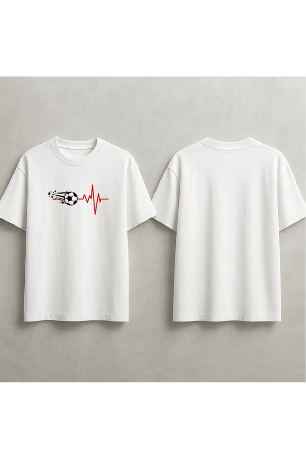 Printed Oversized T-Shirt for Football Enthusiasts