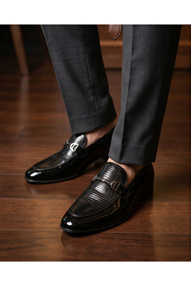2266-Smart Inside-Out Double Genuine Leather Premium Series Jurdan Sole Men's Classic Shoes