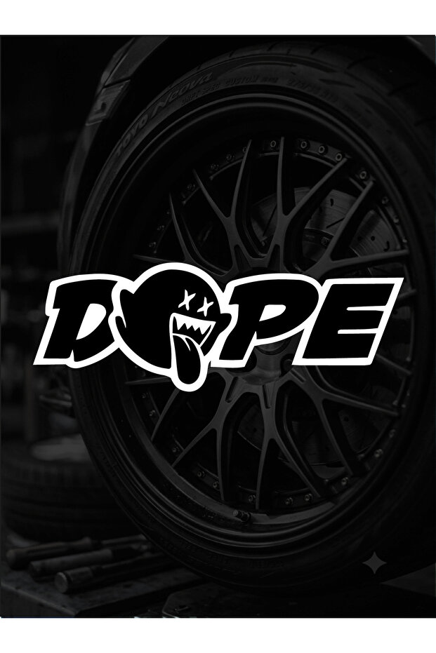 Dope Ghost Sticker Motorcycle Sticker Helmet Sticker Auto Sticker Jdm Sticker Paste 15 cm