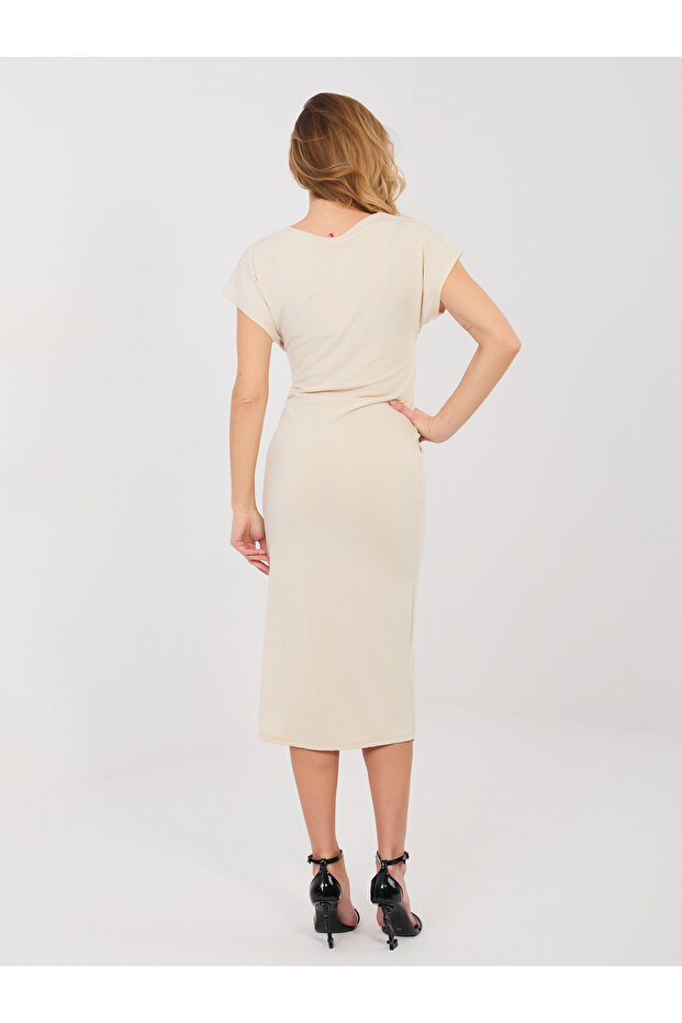 Rochie Dama Bej - 4