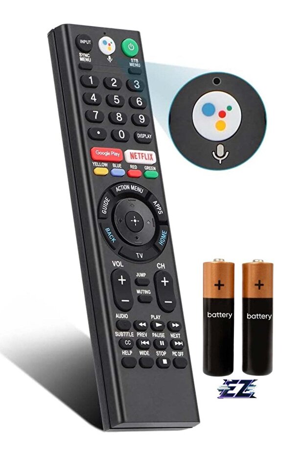 RMF-TX310U Voice Microphone Replacement Remote Control for Sony Smart Bravia TVs