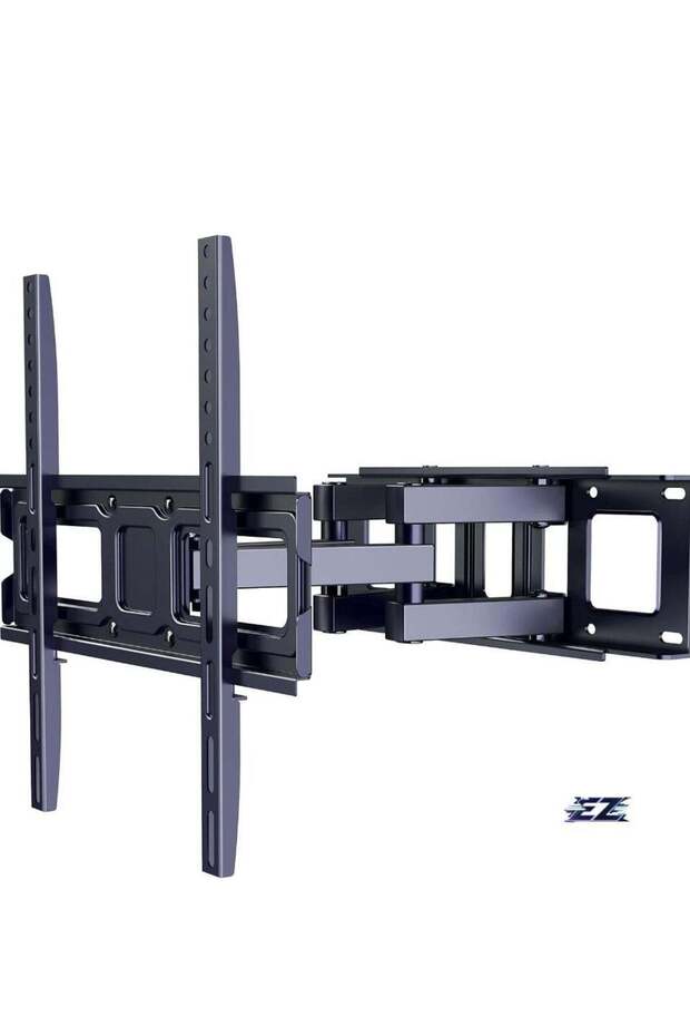 Full Motion TV Wall Mount for 26-55 Inch LED LCD OLED Flat/Curved TVs, Dual Swivel Arms