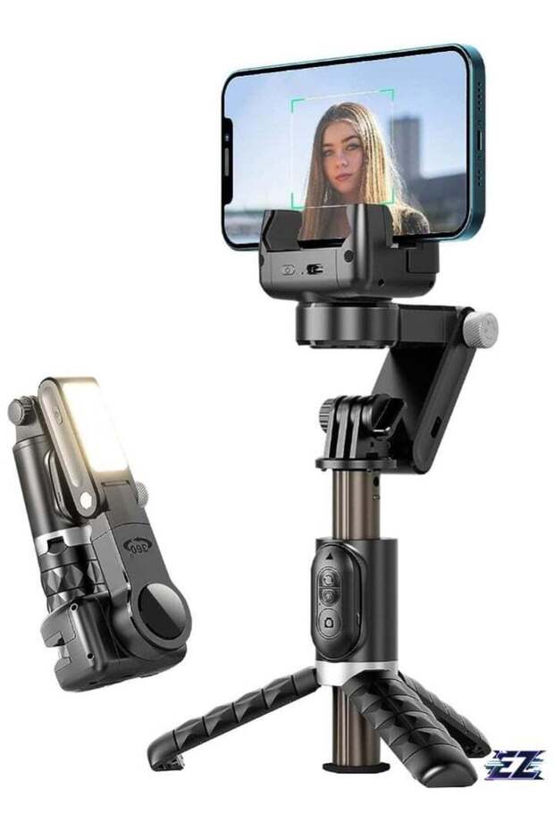 Gimbal Stabilizer for Smartphone with Extendable Selfie Stick and Tripod – 3-Axis Stabilizer