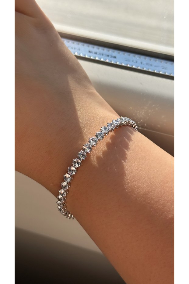 Steel Silver Waterway Flexible Bracelet