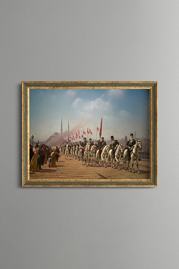 فرقة إرطغرل الخيالية - لوحة مزخرفة بتصميم عتيق - نموذج رفيع