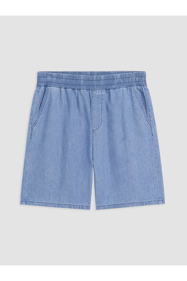 Ozmarka New Season Blue Plus Size Women's Jean Shorts
