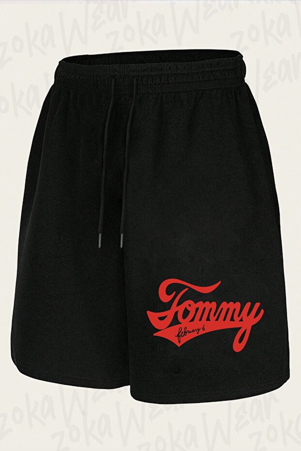 Unisex Tommy February6 2 Design Printed Shorts