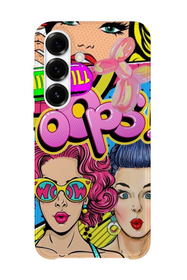 Samsung Galaxy S23 Fe Compatible Printed Transparent Phone Case | Collection: Queenmode Femme