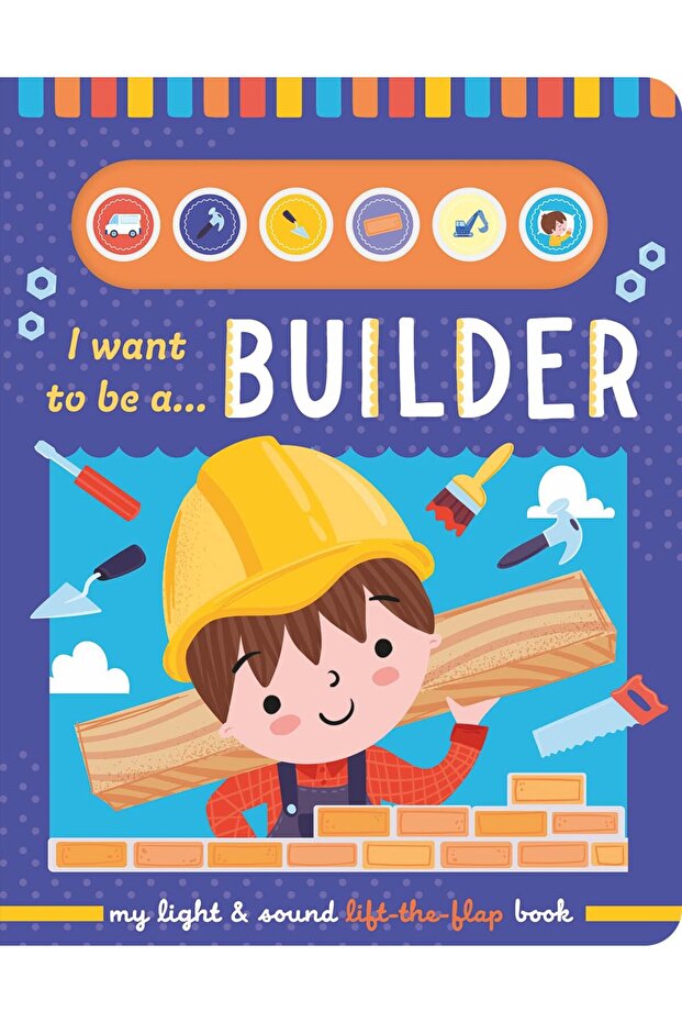 6 Button Light And Sound Book - Builder