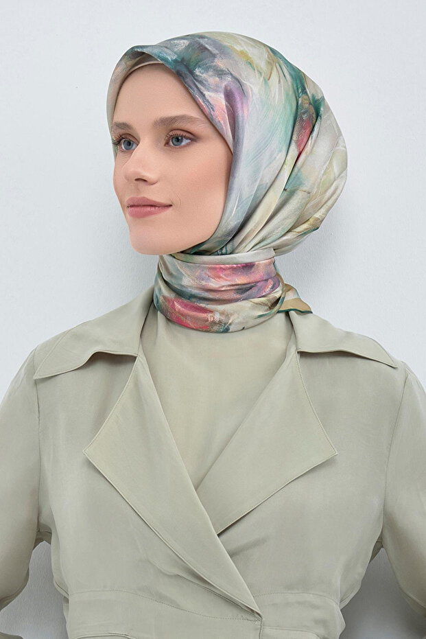 Silk Scarf 2026 Spring-Summer - 9515D-02 - Sura