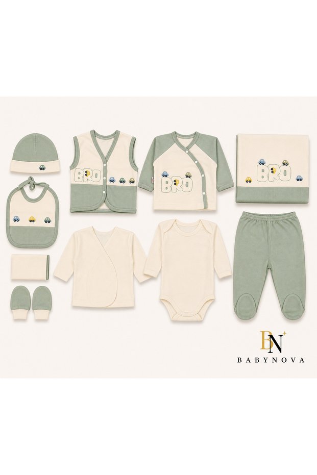 Babynova 100% Cotton Premium Hospital-Issued Set of 10