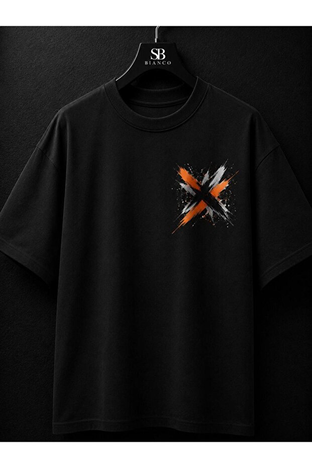 X Graphic Printed Oversize Unisex Premium T-Shirt