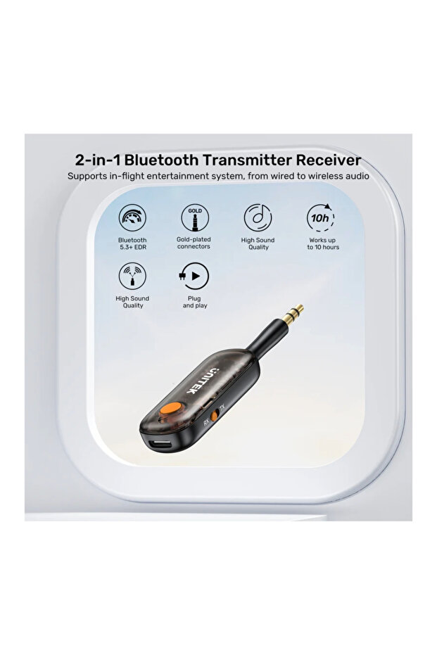 Bluetooth Transmitter Receiver 2-in-1