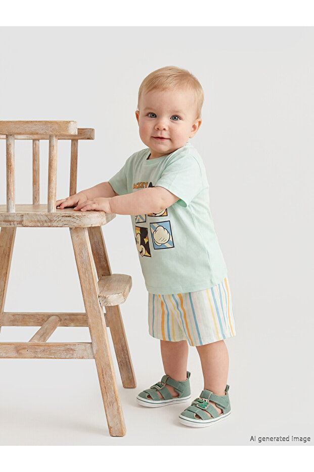 Original Mickey Mouse Printed Baby Boy Set