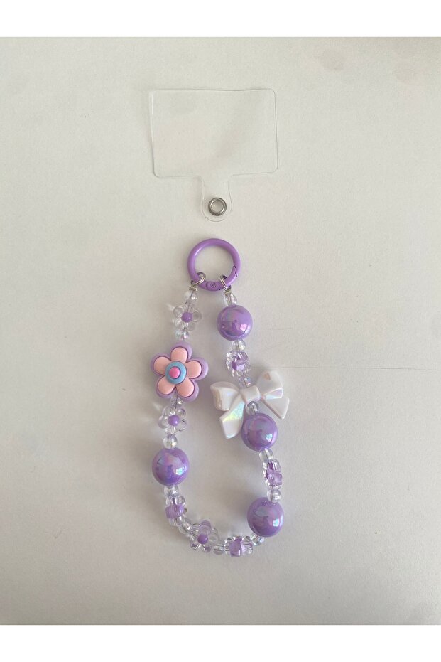 Bead Bag and Phone Charm Pastel Color Whimsy Y2K Charm