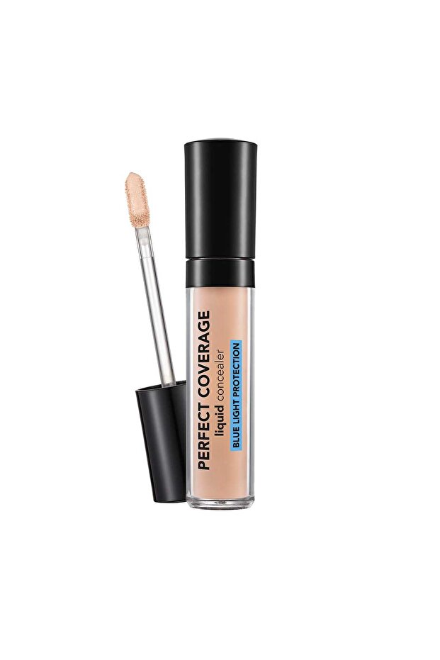 Perfect Coverage Liquid Concealer with Blue Light Protection, 5 ml, 002 Ivory