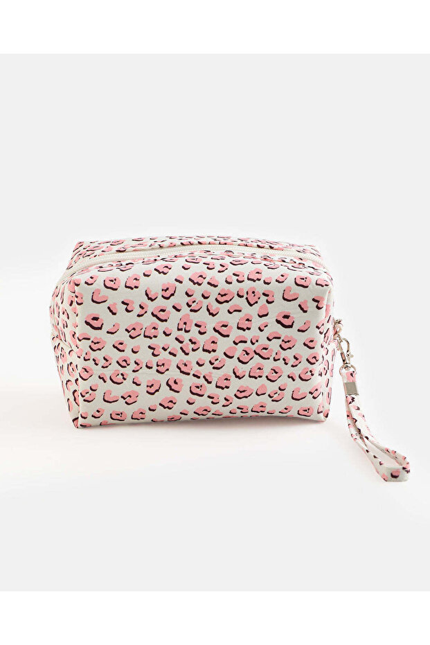 Women Pink Embellished Cosmetic Bag